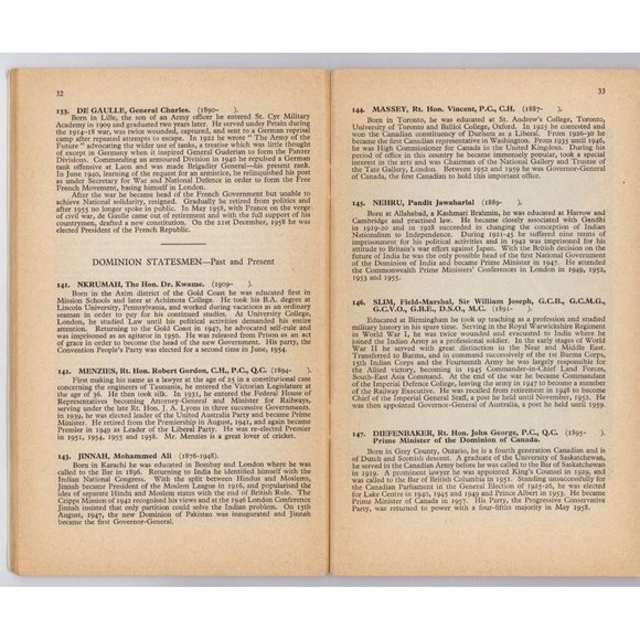 MADAME TUSSAUD'S WAX MUSEUM GUIDE & BIOGRAPHIES, London, ©1960, Zoo ad back cvr - Picture 4 of 5